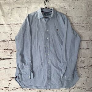 Ralph Lauren Collared Button Down Up Men’s Shirt - Size XL
